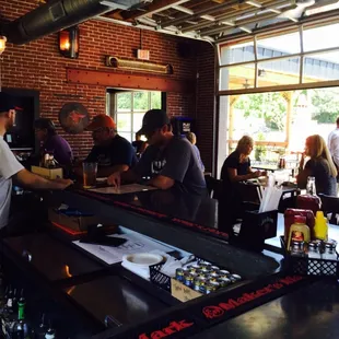 interior, sushi and sashimi