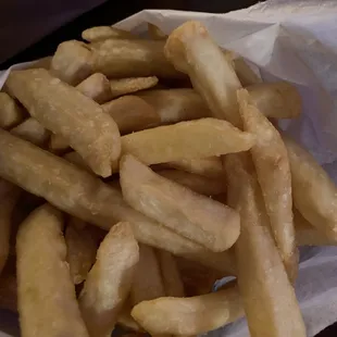 &quot;VERY VERY WELL DONE, EXTRA EXTRA CRISPY FRIES &quot; to me, they were cold and barely cooked... mushy....
