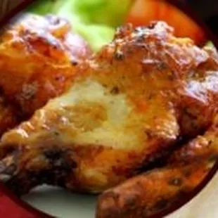 a plate of chicken wings