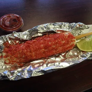 Elote con tostitos