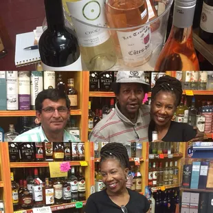 a group of people in a store