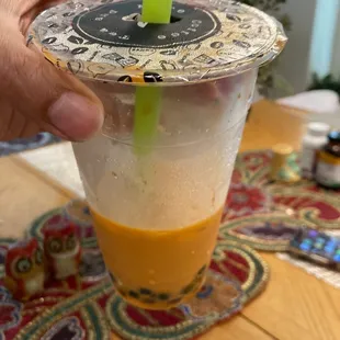 Thai Tea with boba