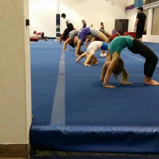 Getting these girls strong!