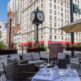 Dining on our Outdoor Patio