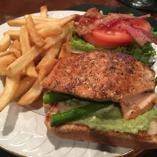 Salmon BLT is awesome!