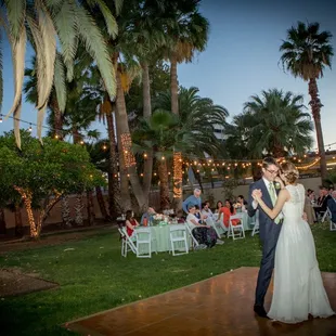 Wedding Dance in the Backyard