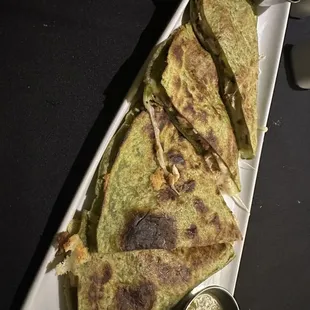 University club San Francisco, chicken quesadilla