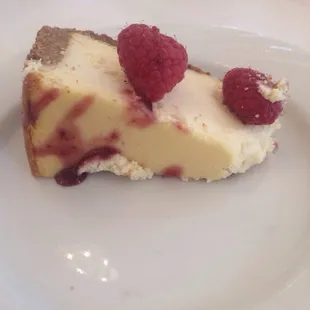 Raspberry cheesecake