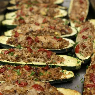 Stuffed zucchini
