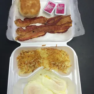 Delicious breakfast to go! All of this for $7!!