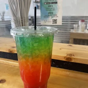 Rainbow mega tea