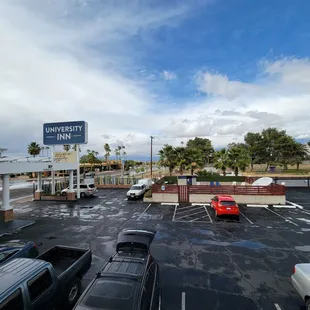 View from upstairs after the rains had passed