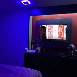 The lil light,enjoyed tv and I did go out to eat before so I had food which I put In the fridge and reheated in the microwave