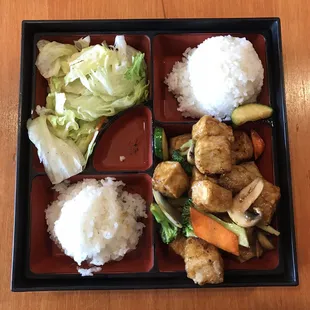 Tofu Teriyaki Bento Box