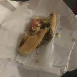 Does this look like an appetizing chew steak sub?
