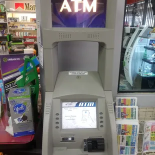 Fast access to your account with our ATM machine.