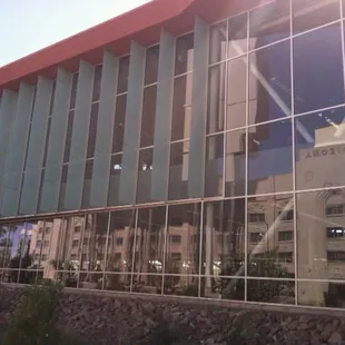 Part of the rec. center from the outside.