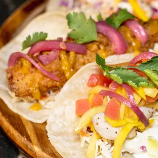 Mango Habanero Fish Tacos