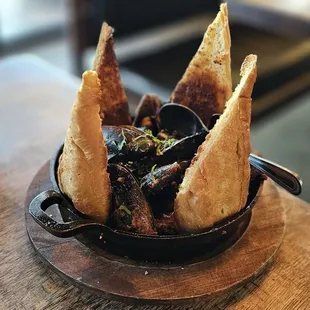 Spicy Mussels and Chorizo