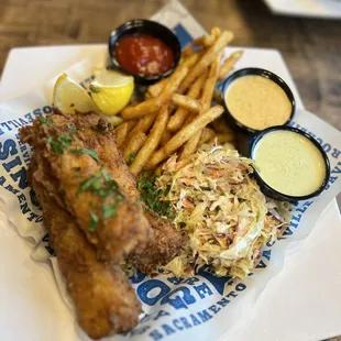 Beer-Battered Fish &amp; Chips