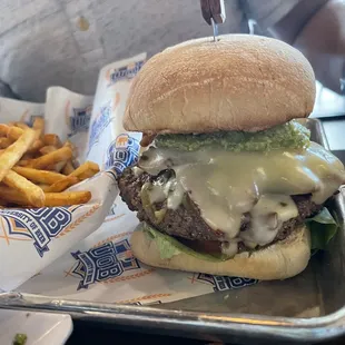 Spicy Guacamole Burger