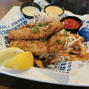 HH Fish and Garlic Fries