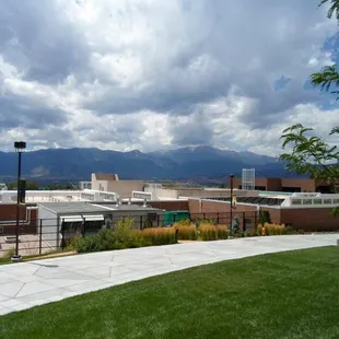 View of mountains from main campus