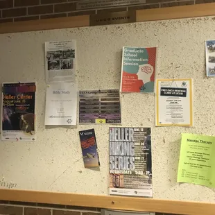 Event bulletin board