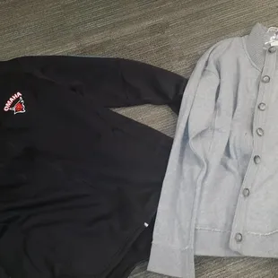 Cute jackets at the gift shop