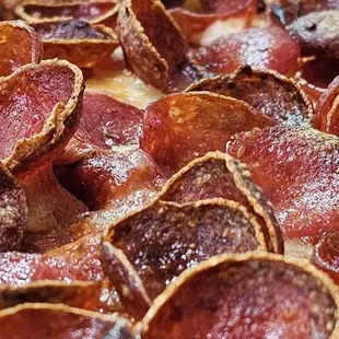 Lots of pepperoni per bite