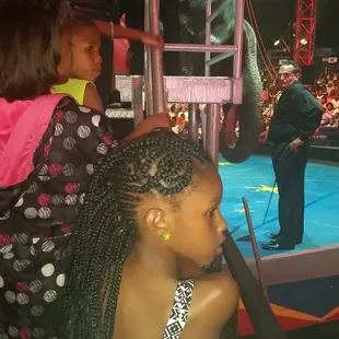 Waiting for the elephant ride...getting closer