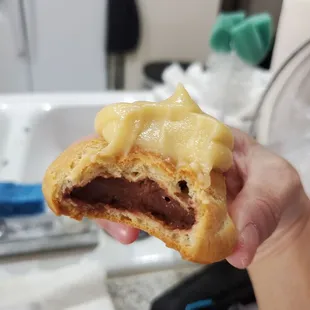 Chantilly cream puff