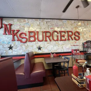 the interior of a restaurant