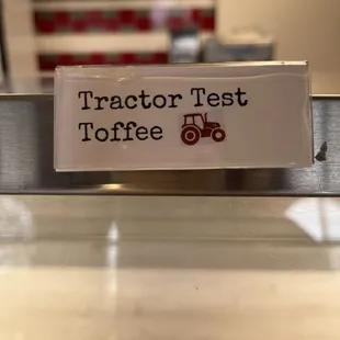 Tractor Test Toffee! Chocolate, toffee and lil choc chips.