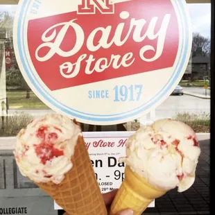 Two Red scarlet cones for me, yes, indeed!