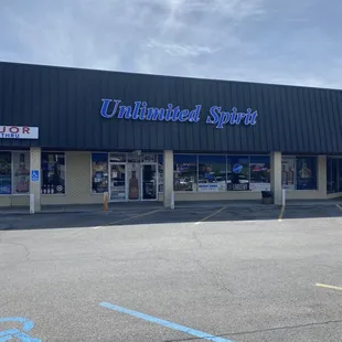 the front of the store