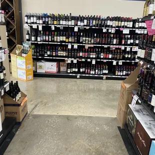 a wine store with a wide selection of wines
