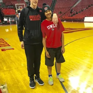 Met a player after the game, Zimmerman #33. Go Rebels!