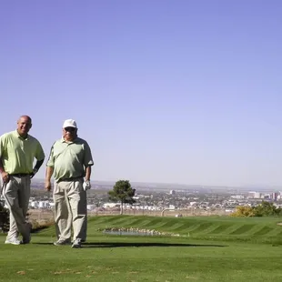 Thanks Patrick! It was great to share some golf. And no, we didn't plan the wardrobe. Just happened!!