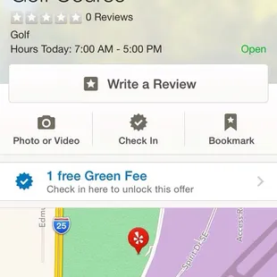 This is the offer that I was talking about in my check-in.