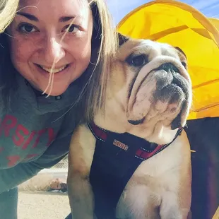 Ladies out for a stroll at the golf course! Don't forget to leash your pups!