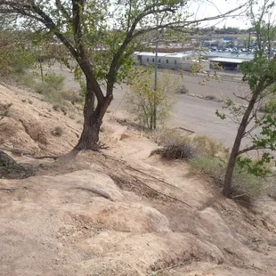 This is the part of the trail that still needs to be upgraded.