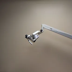 This is a scope, there is a tv on the opposite wall where I could see the inside of my ears, very neat.