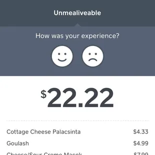 Crepes and hash browns gave me 2/order so this could have fed five. I looked like a Dr Seuss character balancing plates back to my car.