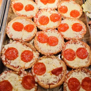 pepperoni pizzas