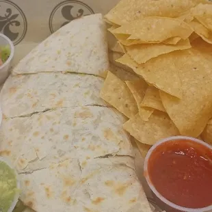 Quesadillas with Salsa combo