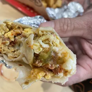 Brisket Breakfast Burrito