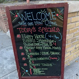 HH menu