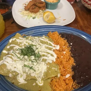 Enchiladas de Pollo