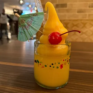 A dole whip with a pina colada
